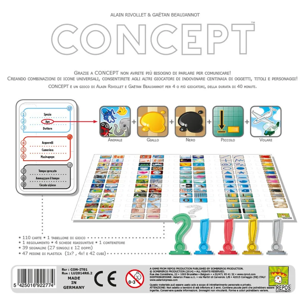 Asmodee Concept le Jeu de Devinettes sans Parler pour Briser le Silence - 2