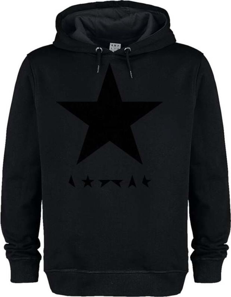 David Bowie Kapuzenpullover Herren Amplified Collection - Black Star schwarz S