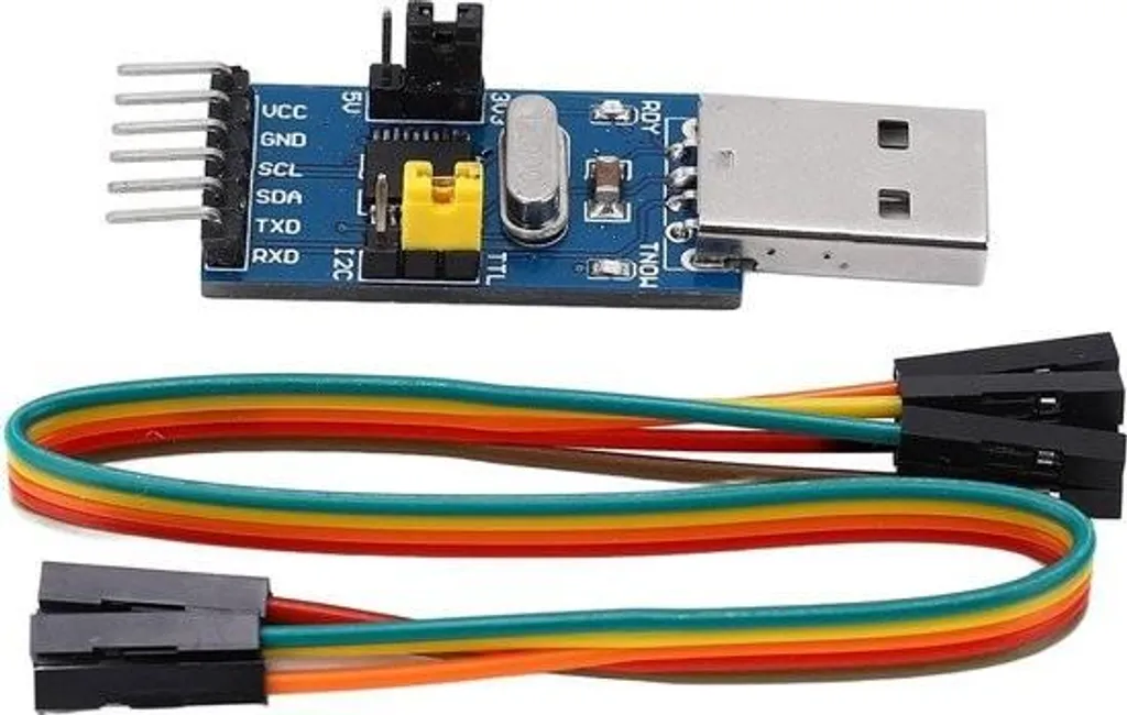 Convertisseur USB vers I2C et UART avec Sortie de Tension Intégrée LED - 6