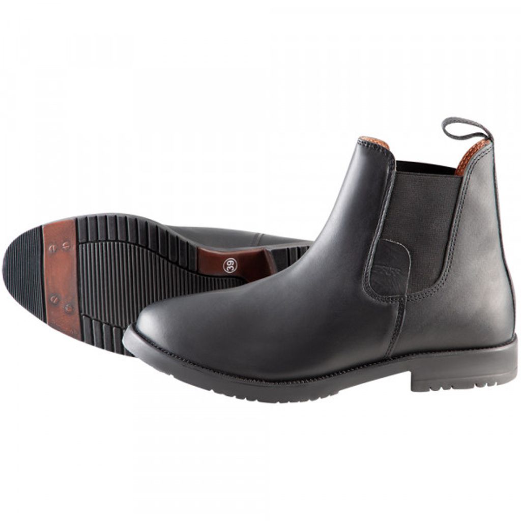 Pfiff Jodhpurstiefelette Unisex, Leder, schwarz, 43