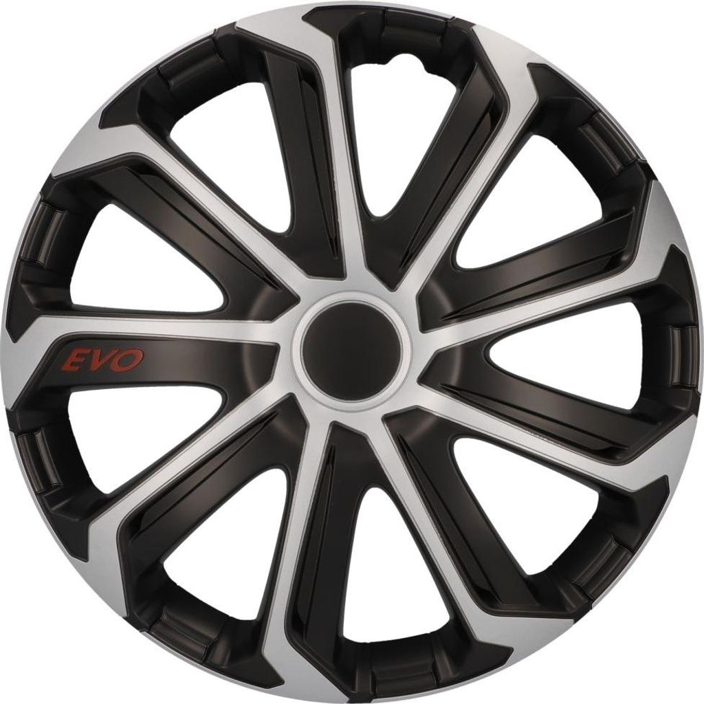 Cartrend Radzierblende EVO 40 cm (16 Zoll) silber schwarz 4 Produktbild 