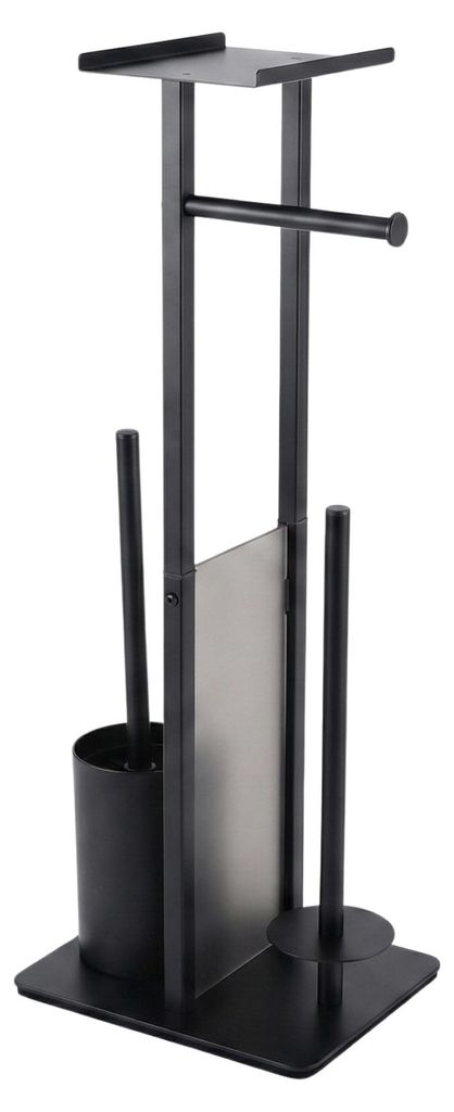 Portarotolo e portascopino con ripiano per telefono HYLLA, Immagine del prodotto 