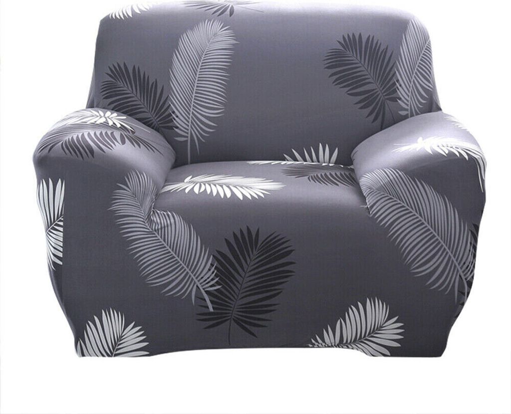 Topchances Elastischer Sofabezug Sofahusse 1/2/3/4 Sitzer Sofa Überwürf Stretch Sofabezüge Couchbezug Sofa Abdeckung Hussen L-förm Ecksofa Couc...