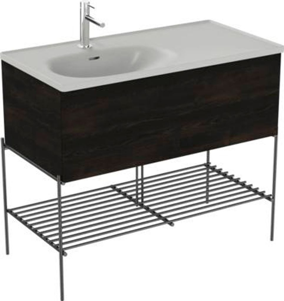 Waschbecken mit Unterschrank VitrA Equal BxHxT 103x86x52 cm Frontfarbe ulme 66525