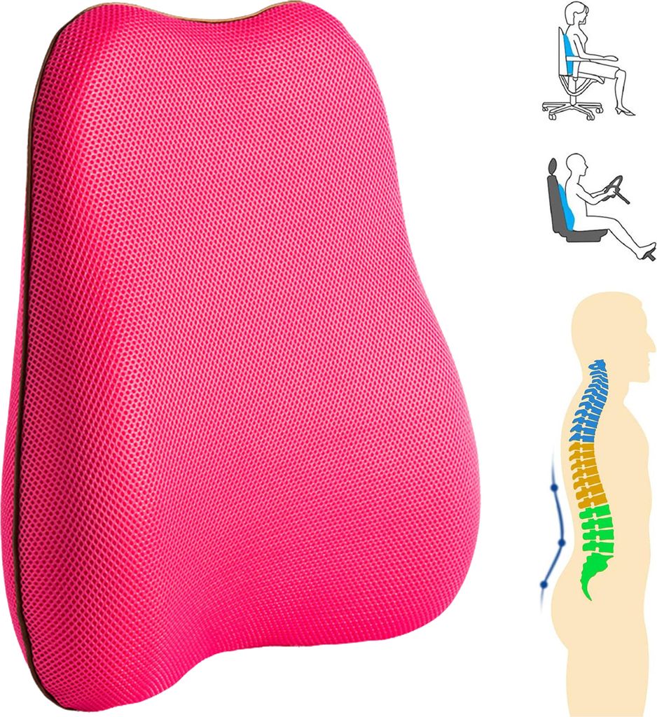 Rückenstützkissen Rückenkissen Ergonomisches Lendenkissen Produktbild 