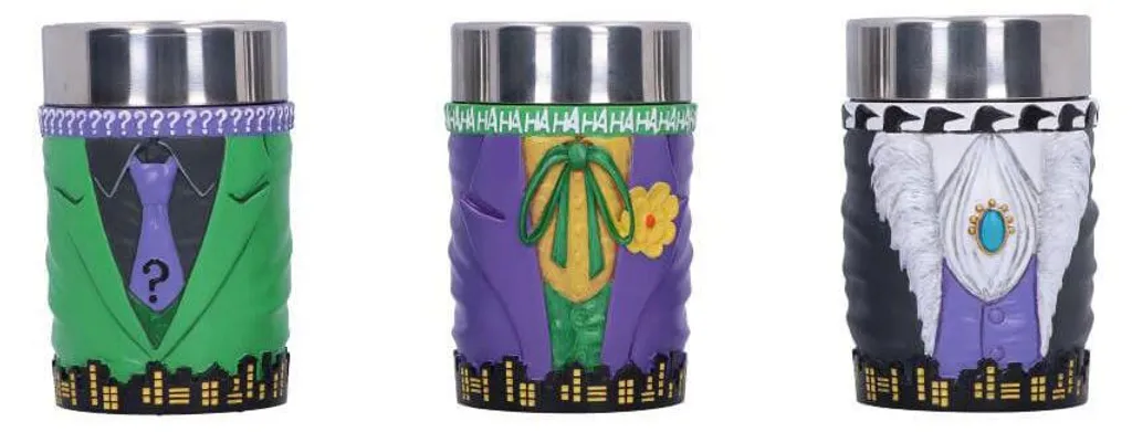 Collezione Bicchieri DC Batman Super-Villains - Set 3 Shot
