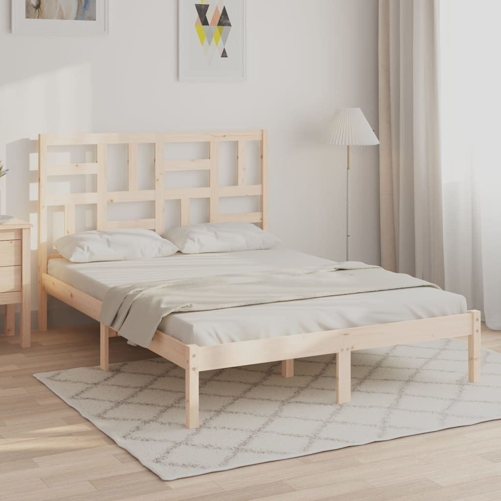 Maison Exclusive - Massivholzbett 120x190 cm