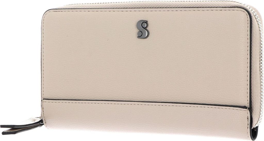 s.Oliver Geldbörse Zip Around Wallet Brown beige