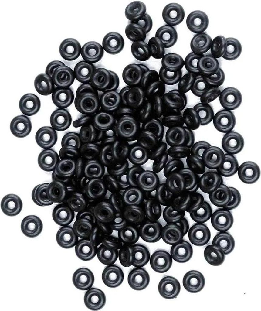 Best Divers 100 Units O-ring Schwarz Schwarz One Size