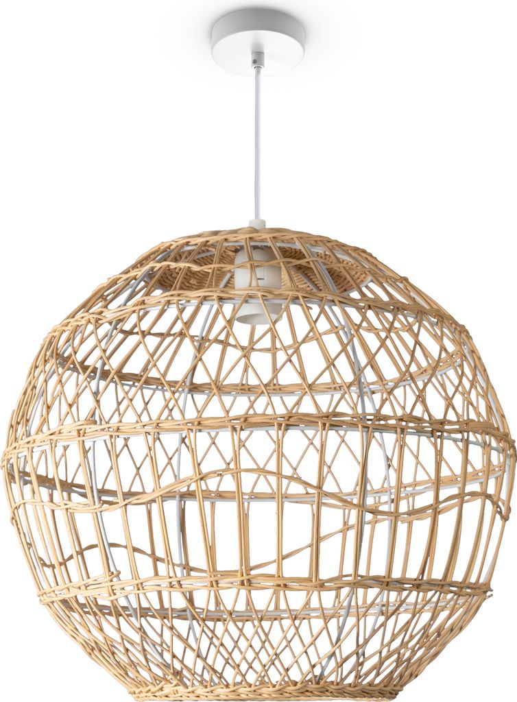 Pendelleuchte Wohnzimmer Boho Korbleuchten Pendellampe Produktbild 