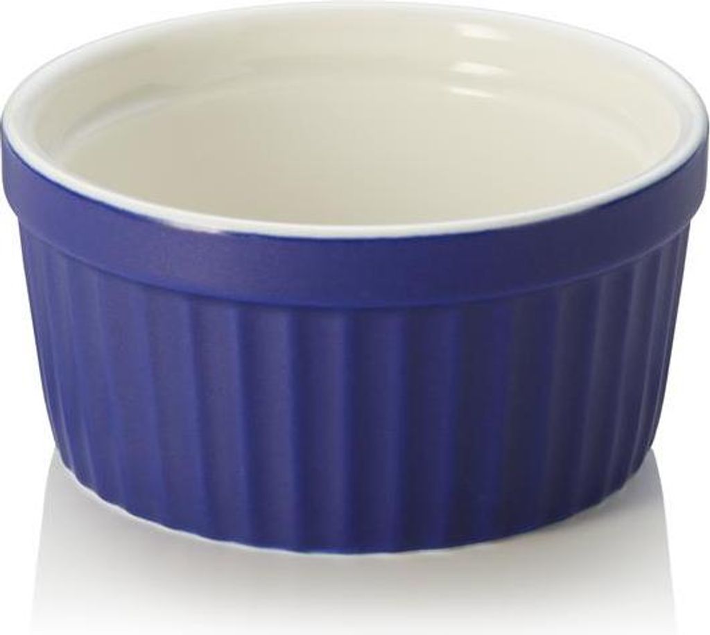 42x Ragout Fin, Ø 9 cm, 130 ml, blau, Porzellan