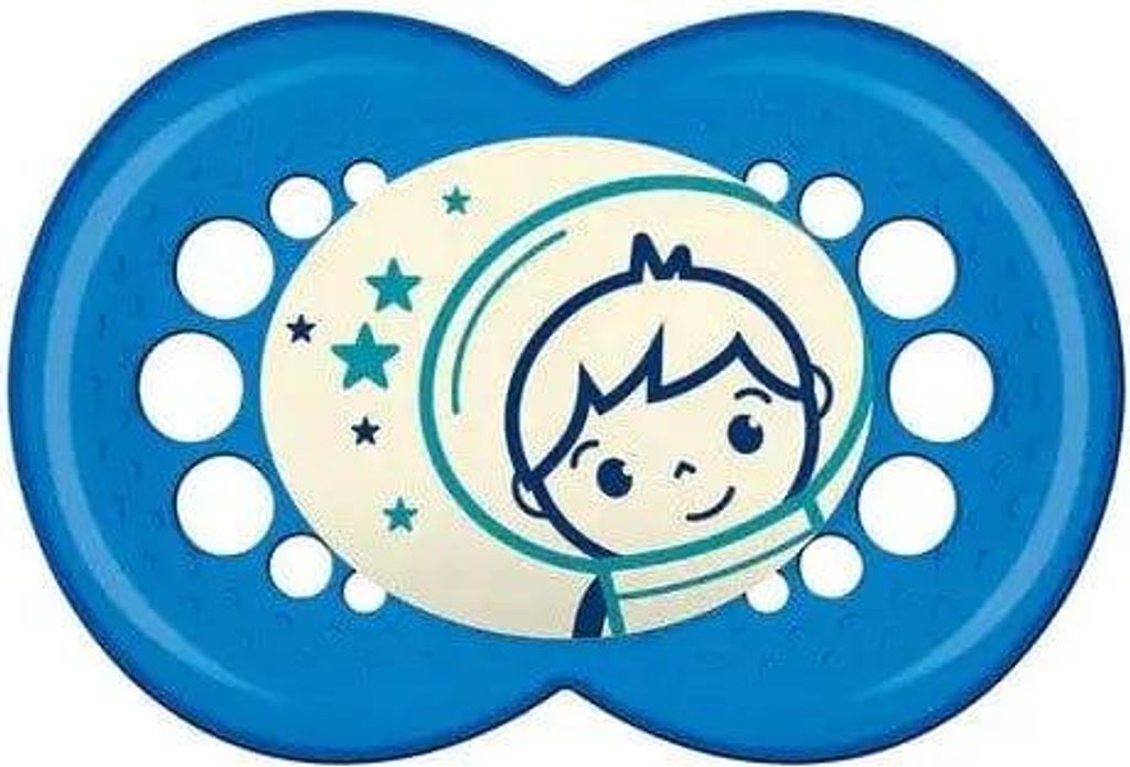 Mam Baby Original Nighttime Schnuller 16+ Silikon Blau