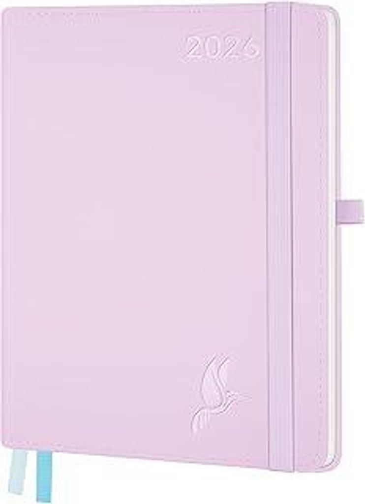 FEKSINO Kalender 2026 Wochenplaner 1 Woche 2 Seiten,12-Monate Buchkalender (Jan.2026-Dez.2026) Terminplaner A4-28,6 x 21 cm,100GSM Papier Planer mi...
