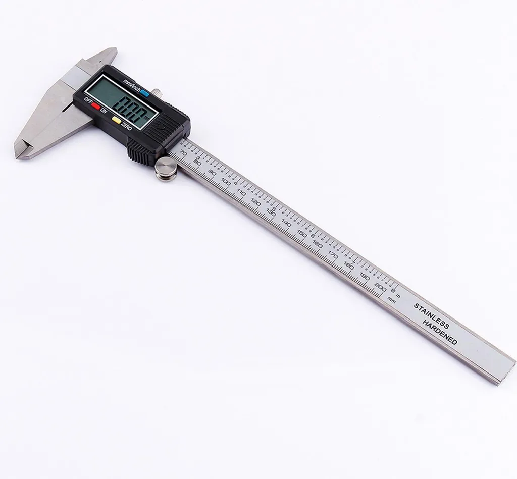 Pied à coulisse numérique 150mm en acier inoxydable avec grand écran LCD