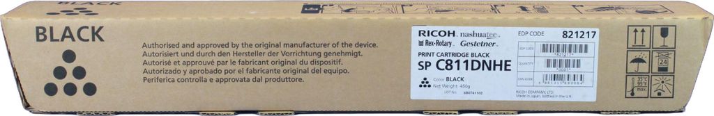 Ricoh Type 811 Tonerkartusche 821217, Schwarz für Ricoh Aficio SP C-811dn