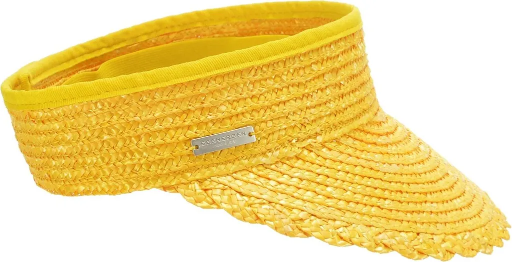 Visiera Seeberger in Paglia: Eleganza Estiva con Chiusura in Velcro