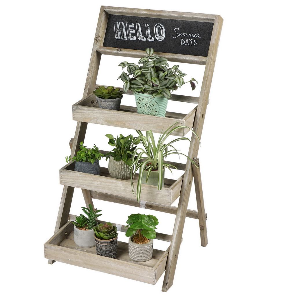 Sunnydays Blumentreppe Blumenregal Blumenständer 43x45x78 Produktbild 