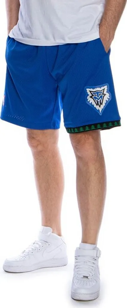 Short de Basket NBA Minnesota Timberwolves Mitchell & Ness Bleu Royal M