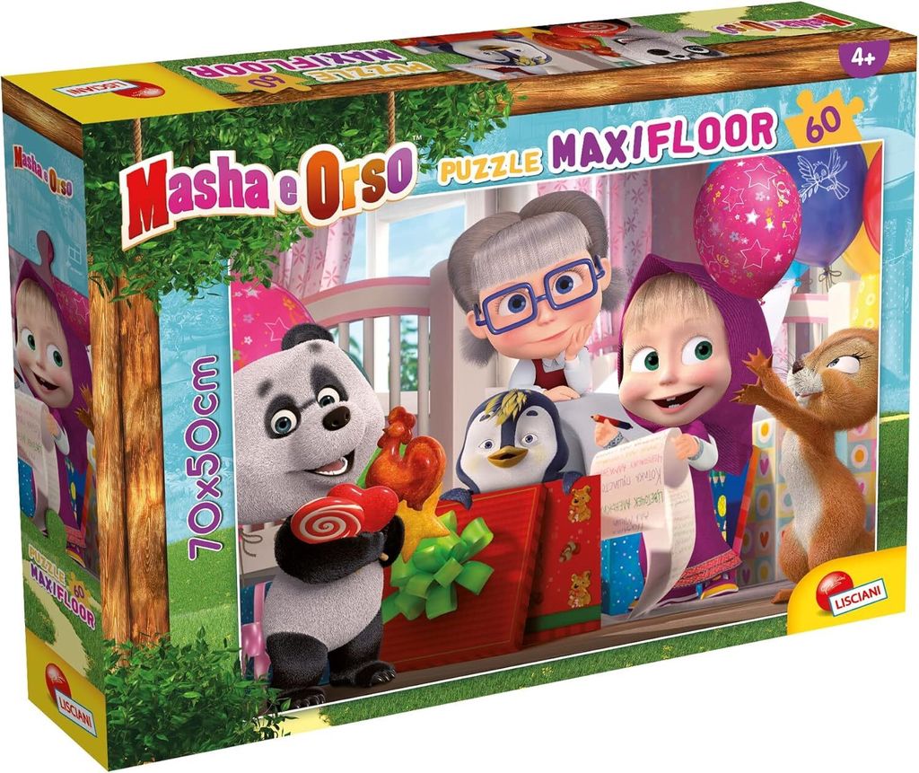 Masha Puzzle Maxifloor 60 Let's Have Fun!