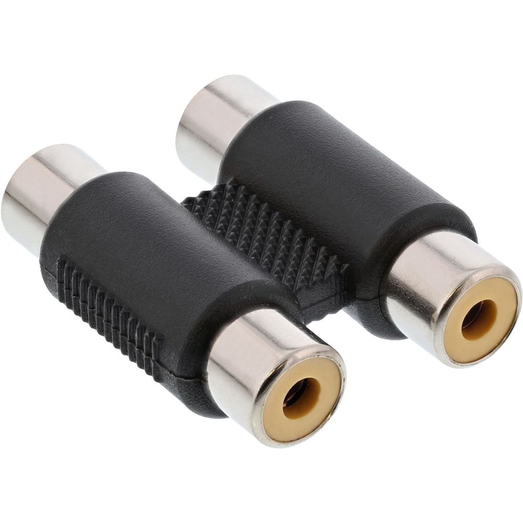 InLine® Audio Adapter, 2x Cinch Kupplung, Buchse / Buchse Produktbild 