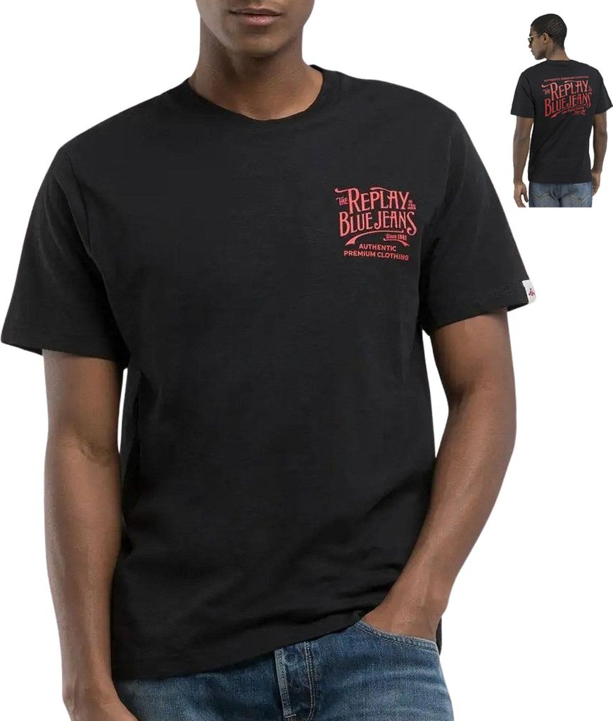 Replay Shot Jersey Shirt Herren