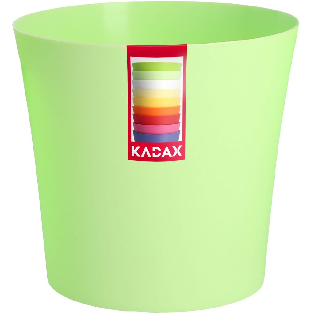 KADAX Blumentopf "Ersa", aus Kunststoff, Pflanzentopf, Pflanzenschutz, Hellgrün, 8 cm