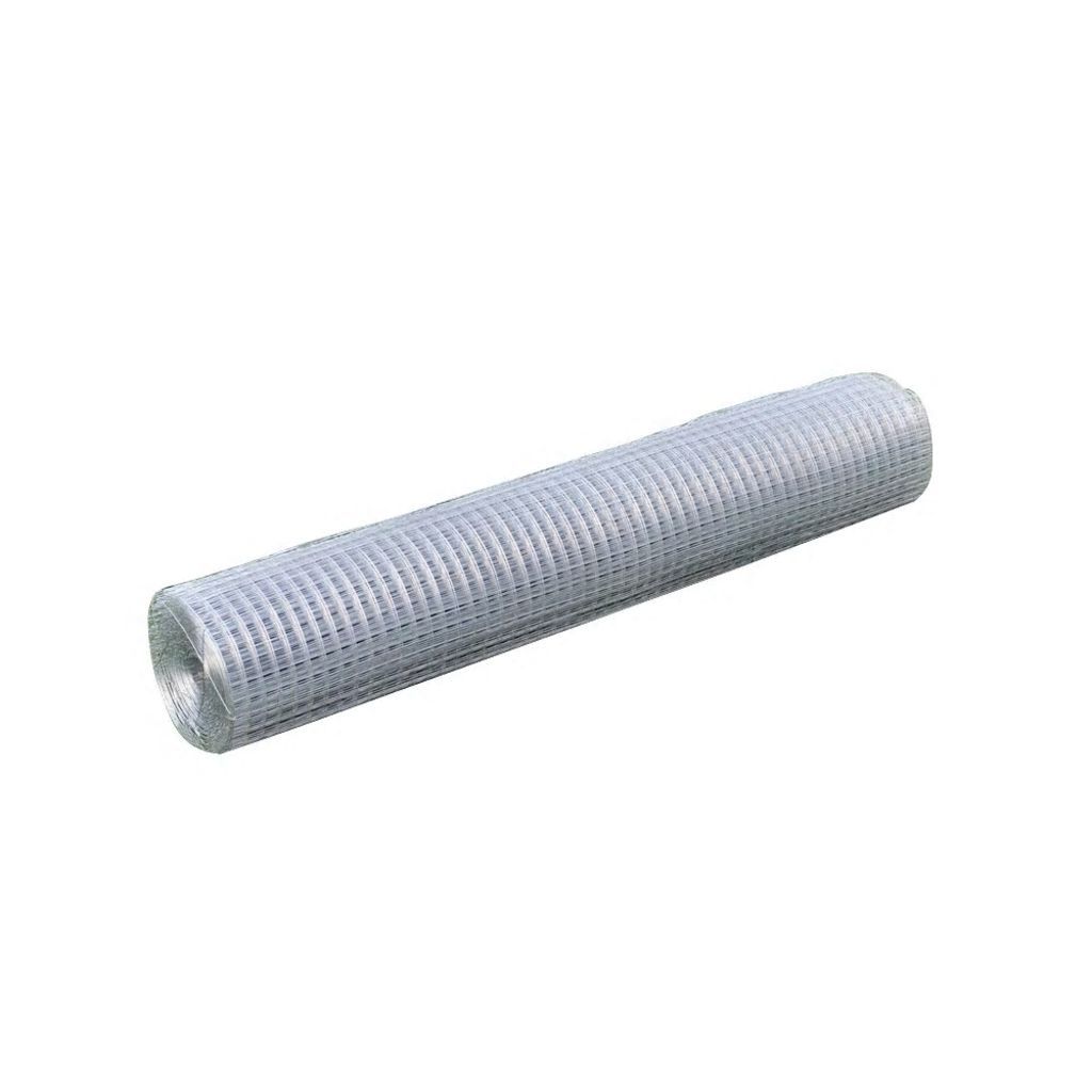 vidaXL Drahtzaun für Hühner Verzinkter Stahl 25x1 m Silbern Produktbild 