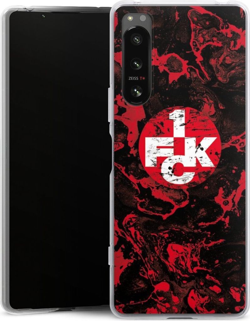 DeinDesign Handyhülle für Sony Xperia 5 IV Silikon Hülle Case Smartphone Schutzhülle 1. FC Kaiserslautern 1. FCK Logo