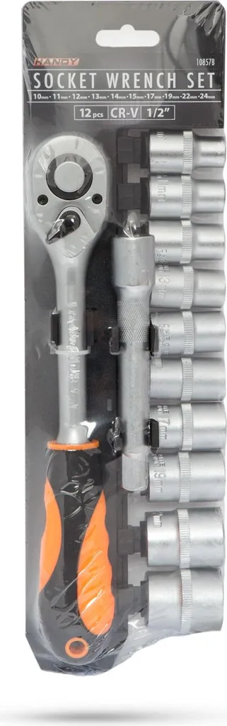 Clés à douille cliquet 1/2 pour débloquer boulons difficiles 10-24mm - 5