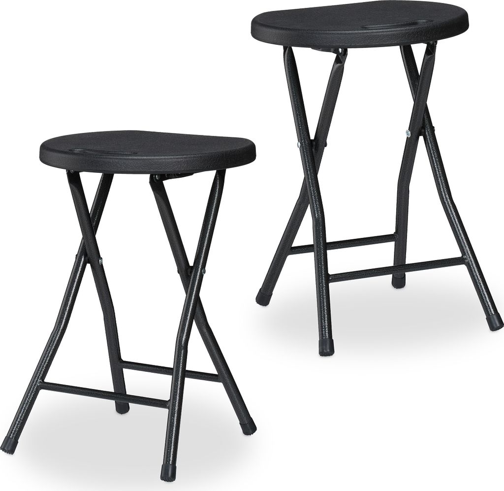 relaxdays Klapphocker 2er Set