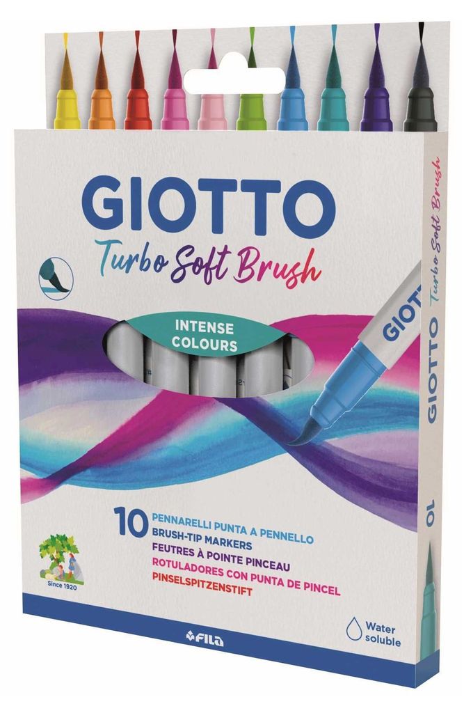 GIOTTO Pinselstifte Turbo Soft Brush 10 Stück Produktbild 
