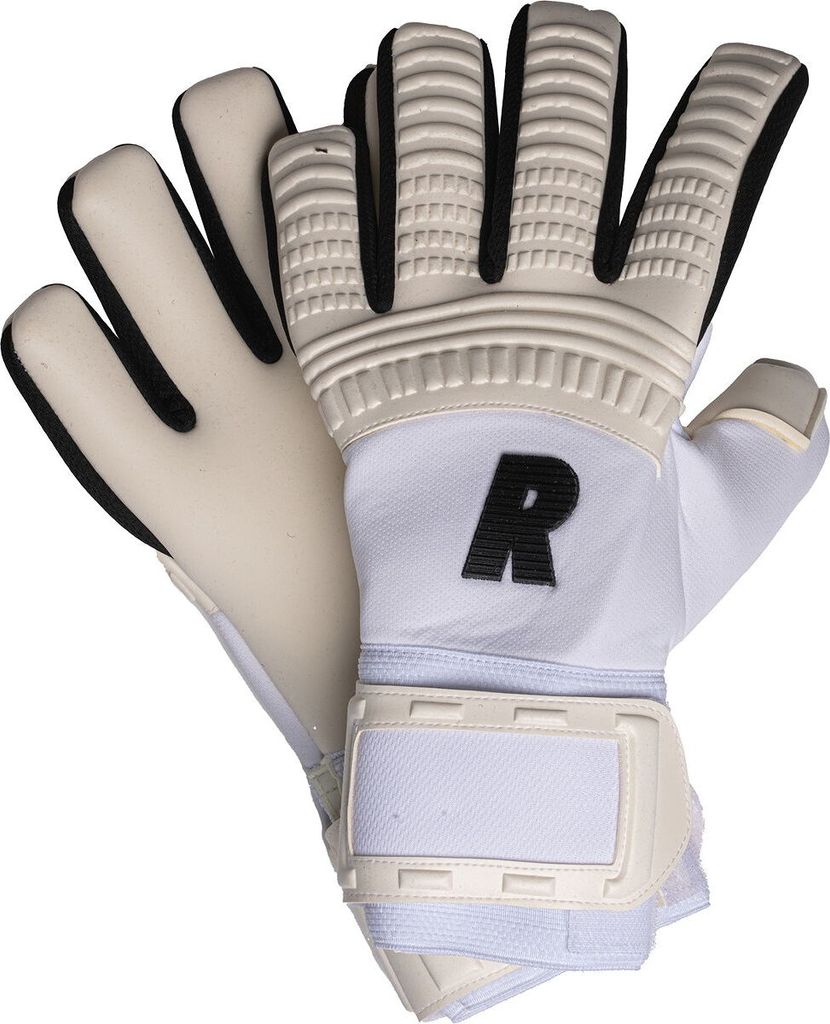 Real All Stop Torwarthandschuhe - Weiß / Schwarz | Größe: 10