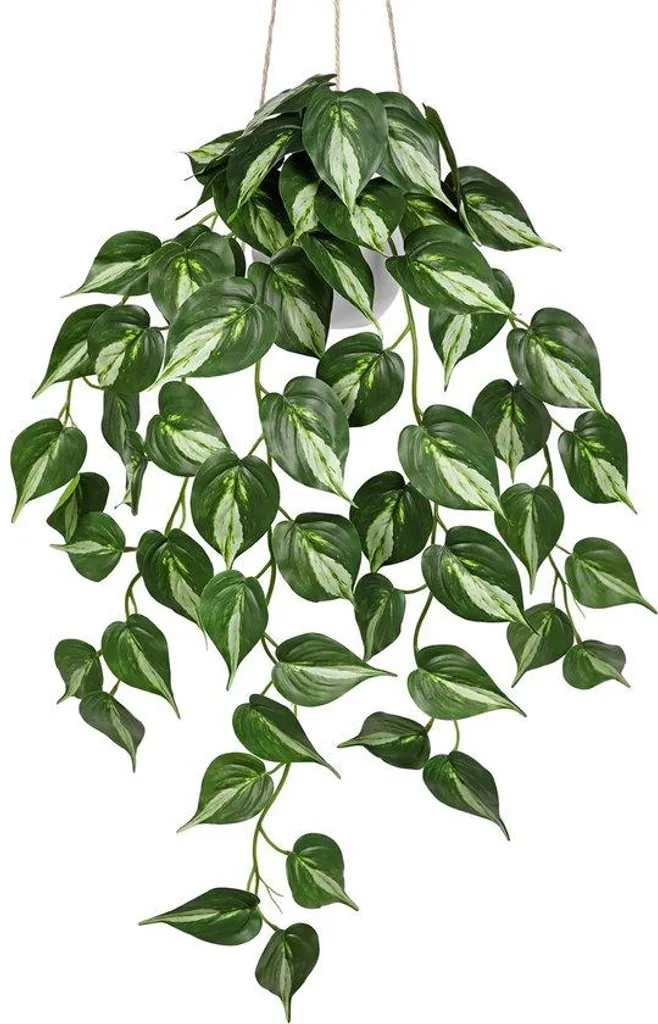 Lierre artificiel tombant 72 cm : Plante verte décorative suspendue
