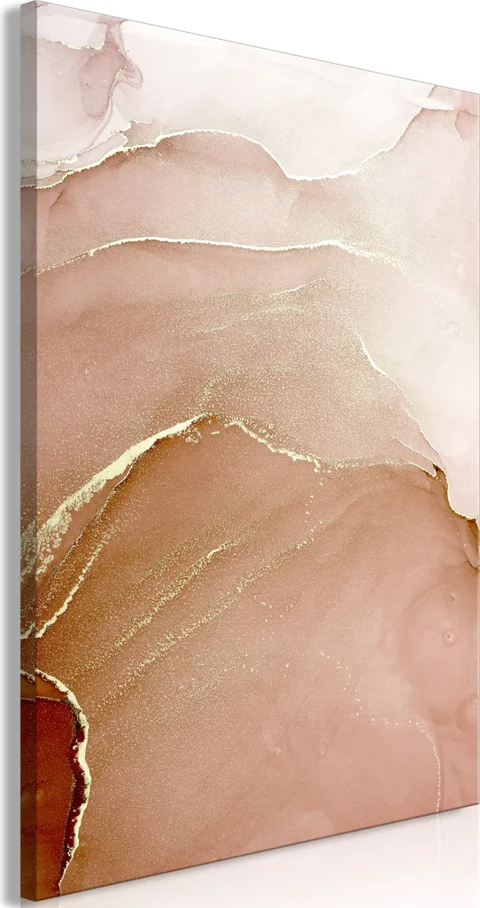 Quadro su tela italiano - Esplosione lucida (1 parte) verticale 40x60 cm Astratto f-C-0437-b-a