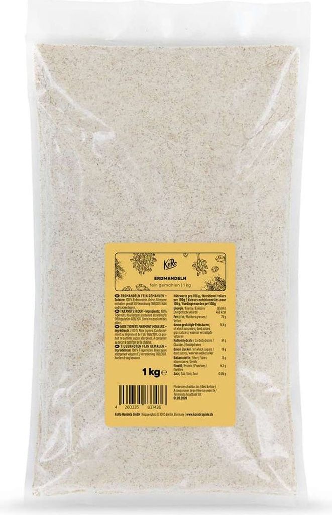 KoRo I Fein gemahlene Erdmandeln 1 kg Produktbild 