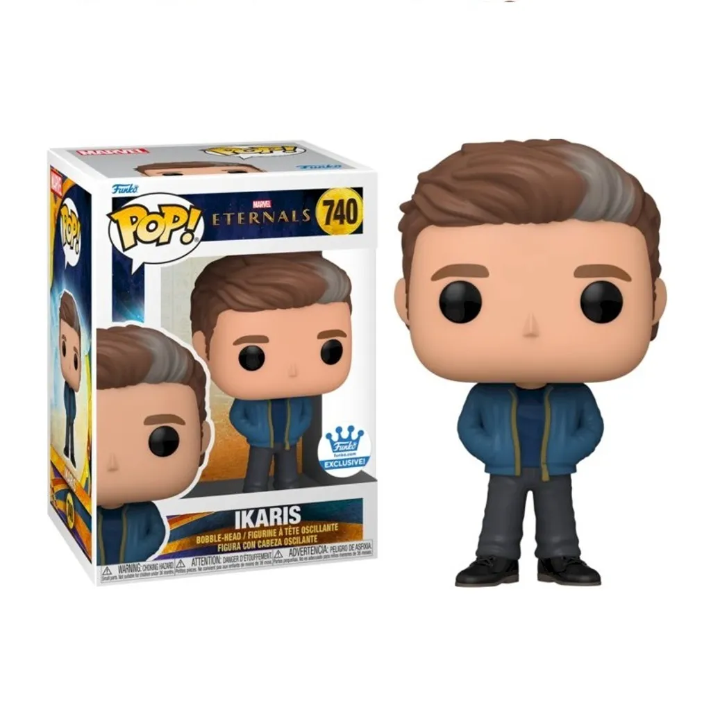 Cadeau Marvel Figurine Ikaris 740 Eternals Funko Pop Déco Geek Bureau
