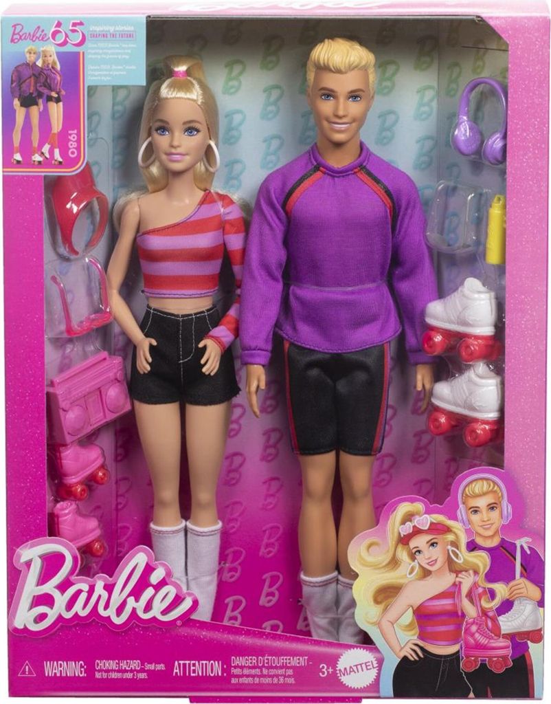 Mattel Ken & Barbie Fashionista Doll 2PK - 65th Anniversary Zdjęcie produktu 