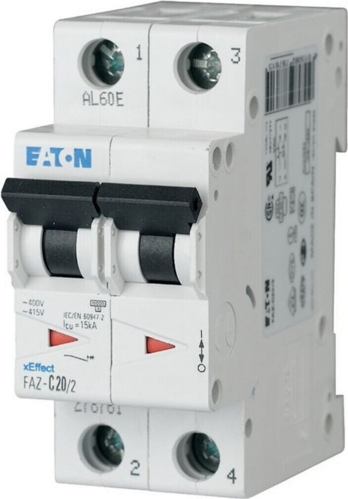 Eaton FAZ-B10/2 Stromunterbrecher Miniatur-Leistungsschalter Typ B (278730)