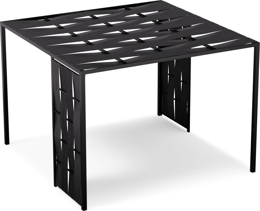 Blumfeldt Pavillon 3x3, Wasserdicht Stabil Winterfest, Pulverbeschichteter Stahlrahmen, PA-Beschichtetes Dach & Seitenwände, Wetterfest, Einfacher...