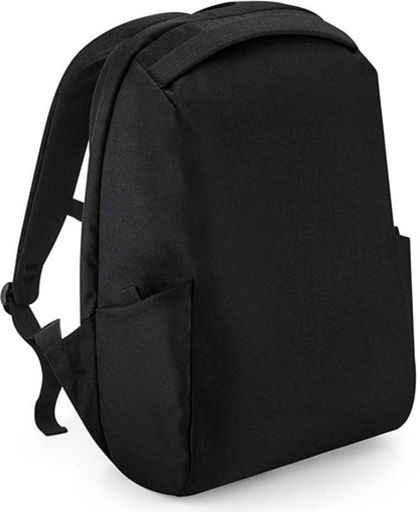 Quadra QD924 | Project Recycled Security Backpack Lite- Rucksack - 30x45x17 - Farbe: Black - Größe: 30 x 45 x 17 cm