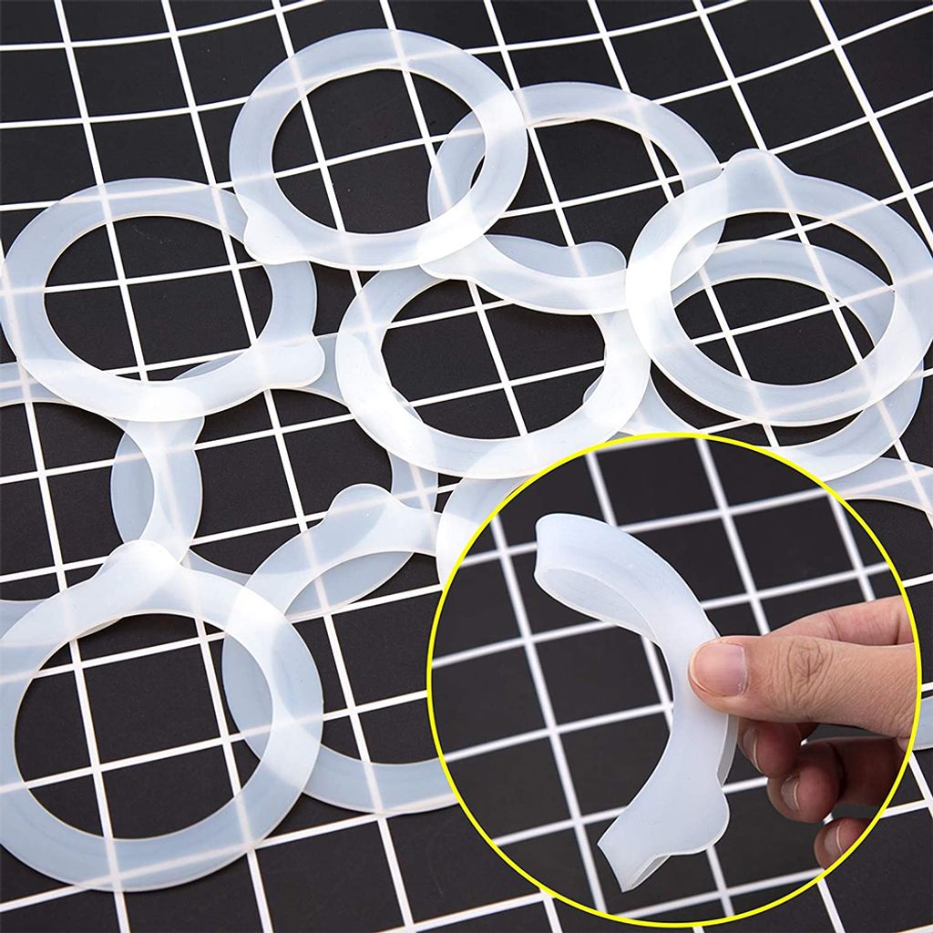 Produktbild von TNSLAND 12 Stück Silikon Ersatz Dichtungen, 95x73 Dichtringe Für