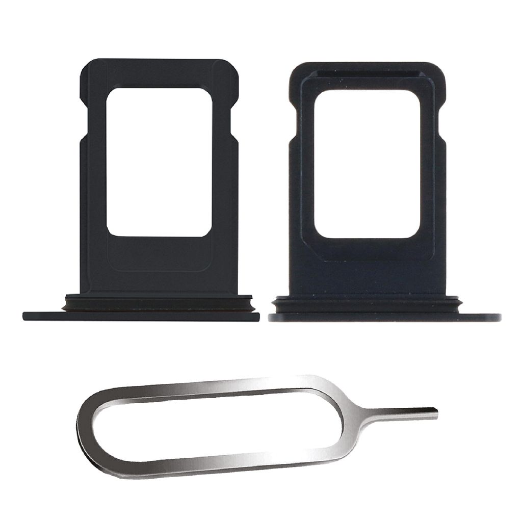 iPHONE 14 / PLUS SIM KARTEN HALTER TRAY ADAPTER FACH STECKER SLOT CARD + NADEL MITTERNACHT
