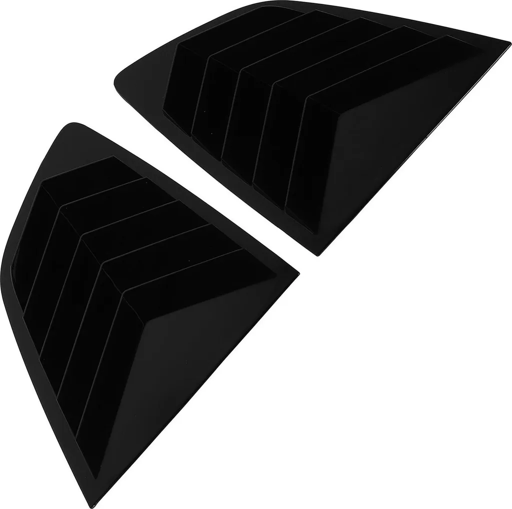 Caches Vitres Sport Noir Brillant avec Fentes d'Aération pour X3