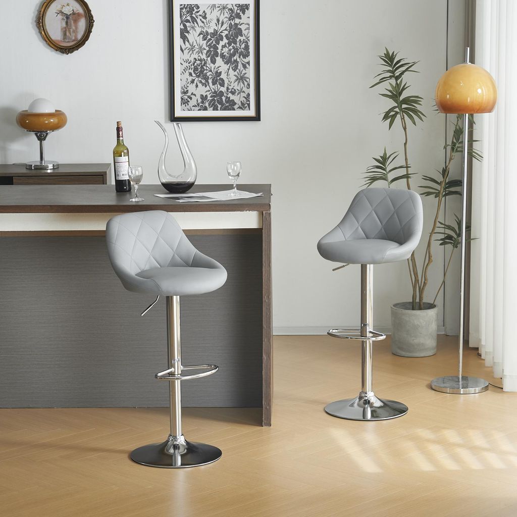 Yaheetech Barhocker 2er Set, Höhenverstellbar Bars Produktbild-Vorschau 8