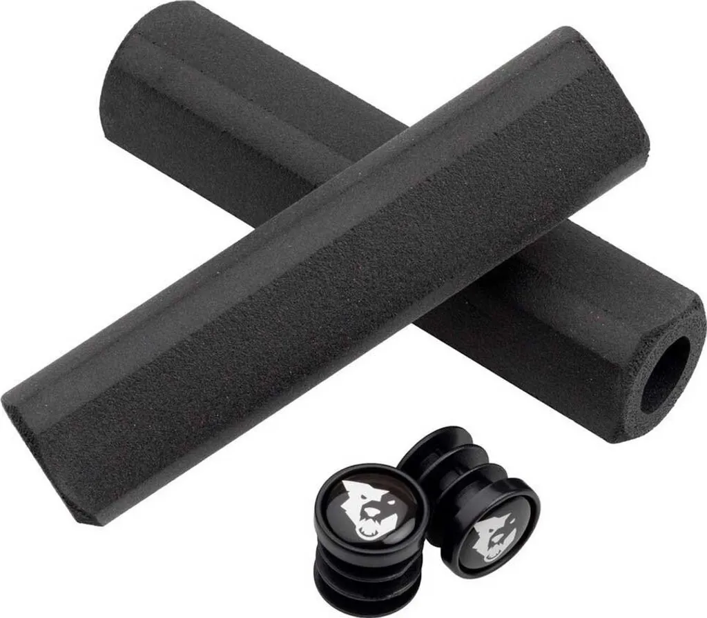 Wolf Tooth Fat Paw Cam Grips Noir 9.5 mm - Poignées VTT Ultra Épaisses