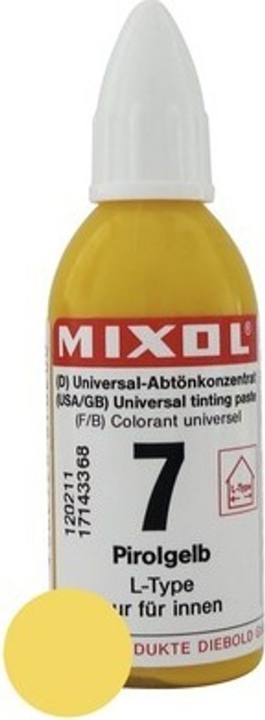 MIXOL® Abtönkonzentrat 7 pirolgelb 20 ml Produktbild 