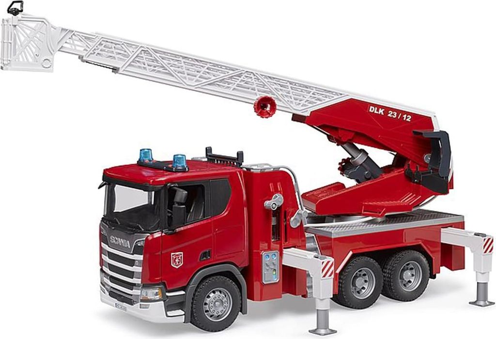 bruder Scania Super 560R wóz strażacki z obrotową drabiną, Zdjęcie produktu 