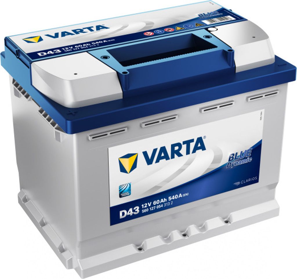 Autobaterie Varta Blue Dynamic 60Ah, 12V, 540A, D43 Obrázek produktu 