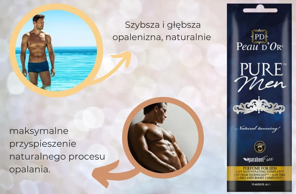 Peau d'Or Pure Men 10 Bustine - Abbronzatura Intensa Senza Macchie - 4