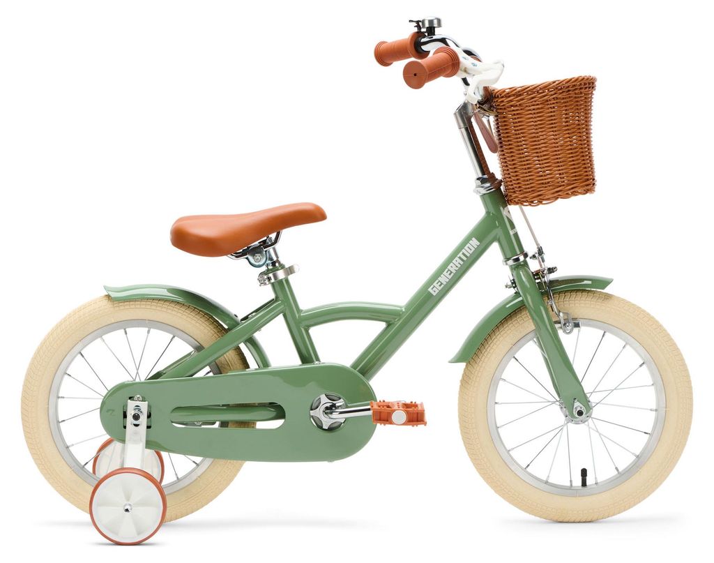Generation Classic 14-Zoll Olive Grün - Kinderfahrrad